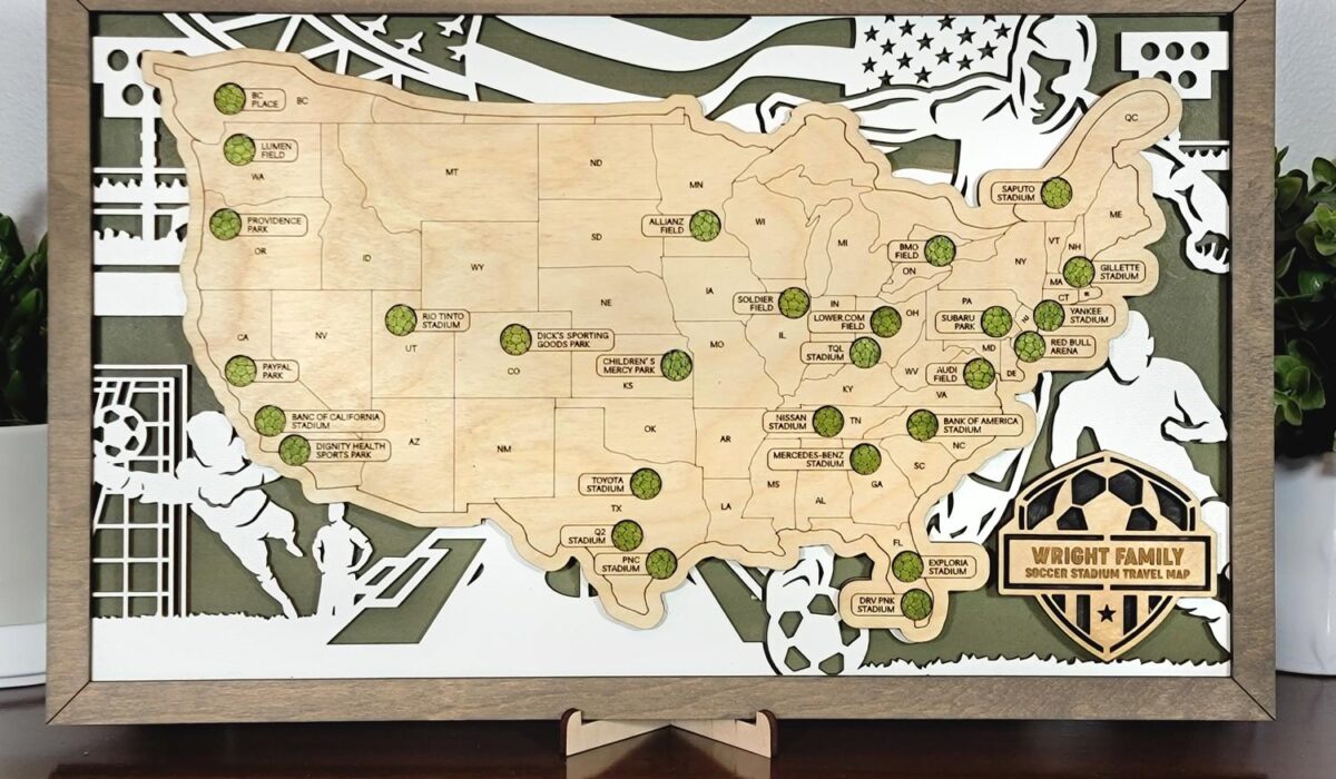 Soccer Stadium Map