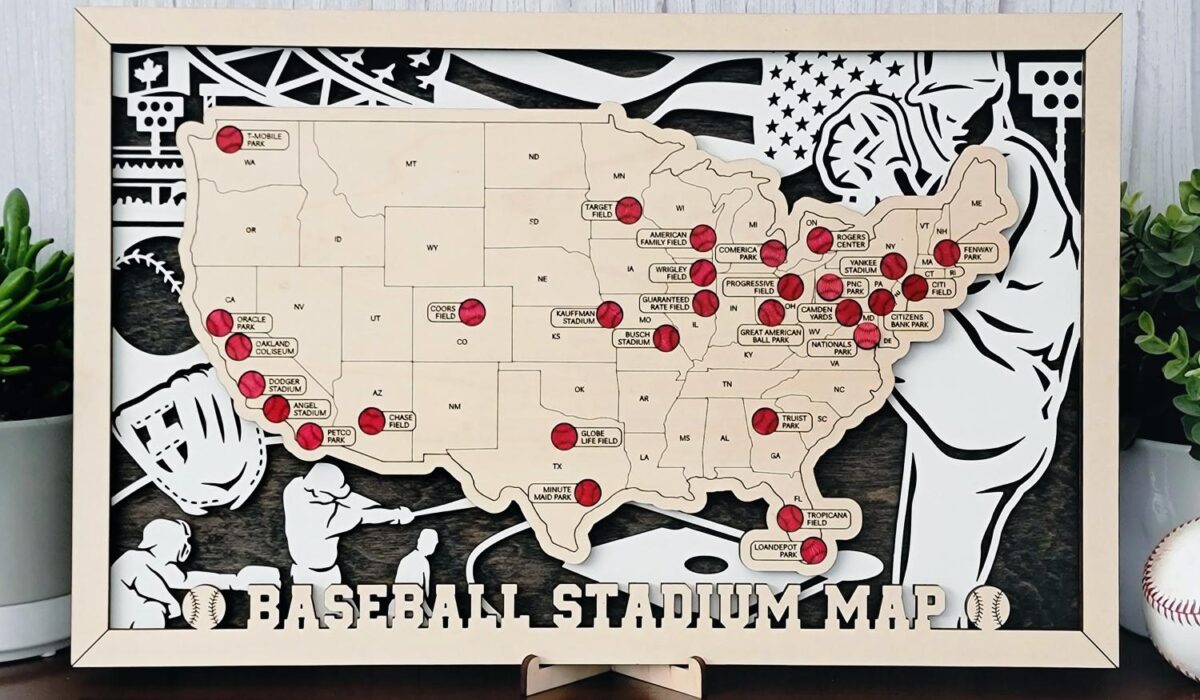 Baseball Stadium Map