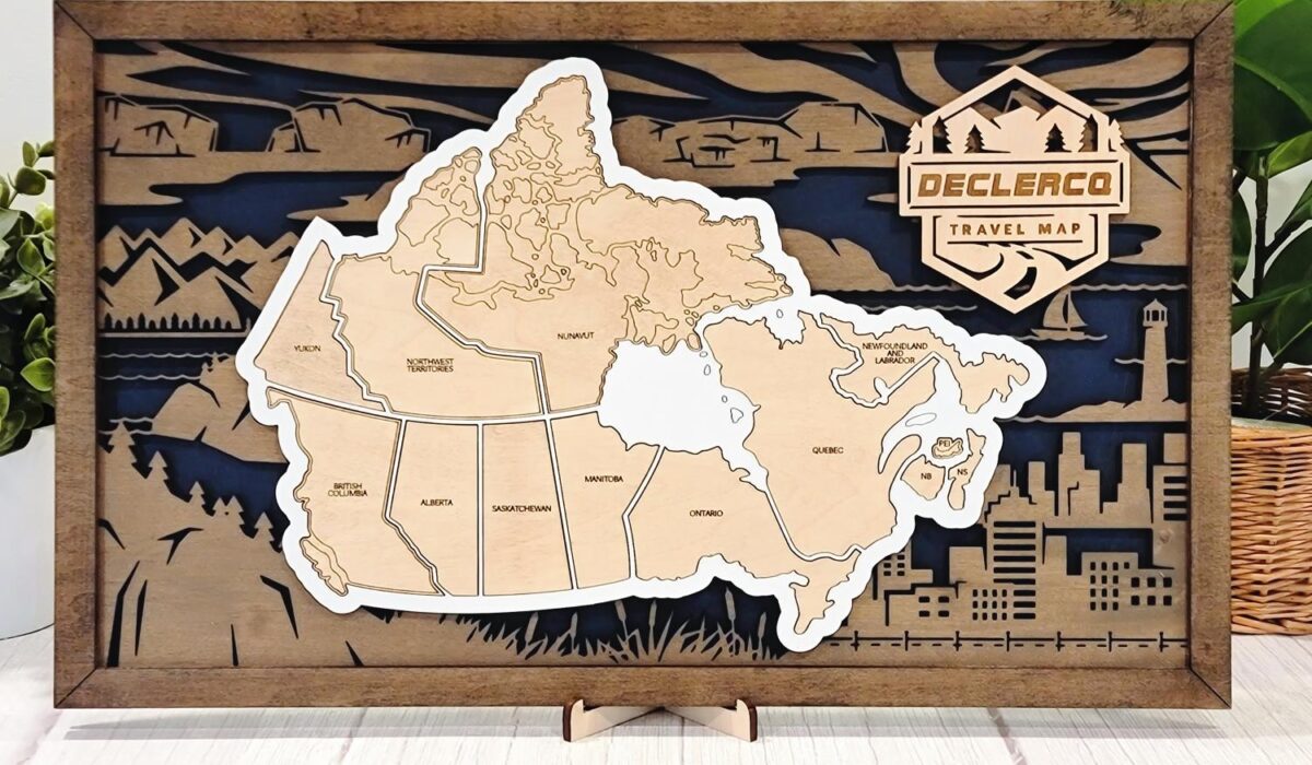 Canada Travel Map - Landscapes